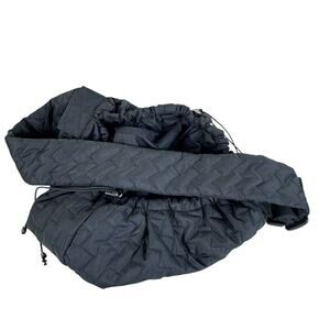 Top Paw Black Packable Sling Crossbody Quilted Puffer Pet Carrier